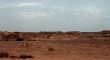 An Egyptian Desert And Mysty Sky in the daylight