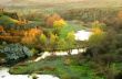 Sunset on the river Mertvovod