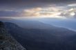 clouds on the mountain.  Crimea, Ukraine