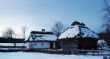 Old house at Pirogovo ethnographic museum, Ukraine 
