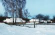 Old house at Pirogovo ethnographic museum, Ukraine 