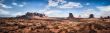 Monument valley panoramic view