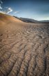 sand dune look like a wave in Death Valley