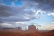 big cloud on mesa in Monument valley