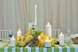 wedding candle table arrangement