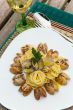 Spaghetti with razorshell and olive oil