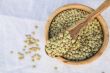 Dried green lentils