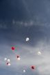 Red and White Ballons