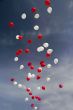 Red and White Ballons