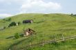 evening mountain plateau landscape (Carpathian, Ukraine) 
