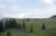 evening mountain plateau landscape (Carpathian, Ukraine) 