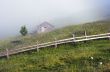 evening mountain plateau landscape (Carpathian, Ukraine)