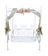 White Garden Swing for relaxing outdoors