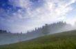 evening mountain plateau landscape (Carpathian, Ukraine) 