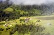 evening mountain plateau landscape (Carpathian, Ukraine) 