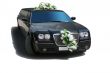 Wedding limousine  isolated
