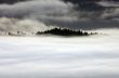 evening mountain plateau landscape (Carpathian, Ukraine)