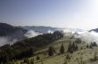 evening mountain plateau landscape (Carpathian, Ukraine)