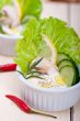 fresh garlic cheese dip salad