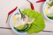 fresh garlic cheese dip salad