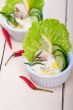 fresh garlic cheese dip salad