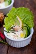 fresh garlic cheese dip salad