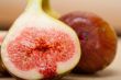 fresh figs on a rustic table