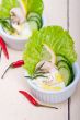 fresh garlic cheese dip salad