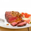 green peppercorn beef filet mignon