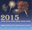 Vector Happy New Year - 2014 colorful background 