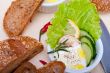 fresh garlic cheese dip salad