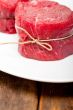 raw beef filet mignon