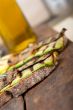 grilled vegetables on bread