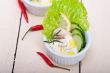 fresh garlic cheese dip salad