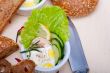 fresh garlic cheese dip salad