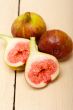 fresh figs on a rustic table