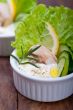 fresh garlic cheese dip salad