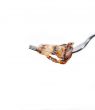grilled onion on a fork