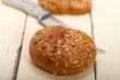 organic bread over rustic table