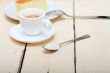 italian espresso coffee and cheese cake