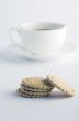 Cup of tea with cookies 