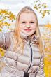 Cute girl in autumn