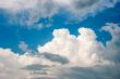 Blue sky and various cloud formations