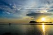 Sunrise at Hat Sai Ri beach in Chumphon