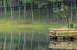 Pang Ung, Beautiful forest lake in the morning