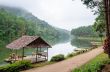 Pang Ung, Beautiful forest lake in the morning