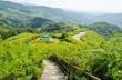 Landscape high mountain range at viewpoint Doi Mae U Ko