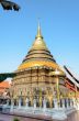 Ancient pagodas at Wat Phra That Lampang Luang temple