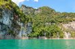Lush high limestone mountains.