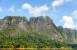 Lush high limestone mountains.

